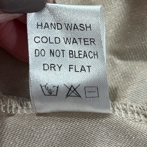 Baltic Born tan velvet short sleeve maxi dress size Large - Picture 8 of 8